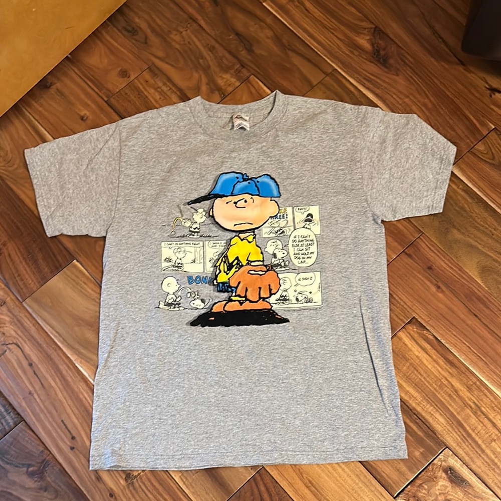 Delta Gray Short Sleeve Tee with Vintage Graphic